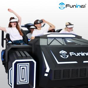 Buy cheap Virtual Reality Multiplayer Vr Simulator Game Machine 6 Seats Racing 9d VR Simulator product