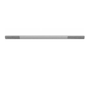 China Spheroidizing Double End Threaded Rods Plain Galvanized Stud Screw Bolt on sale