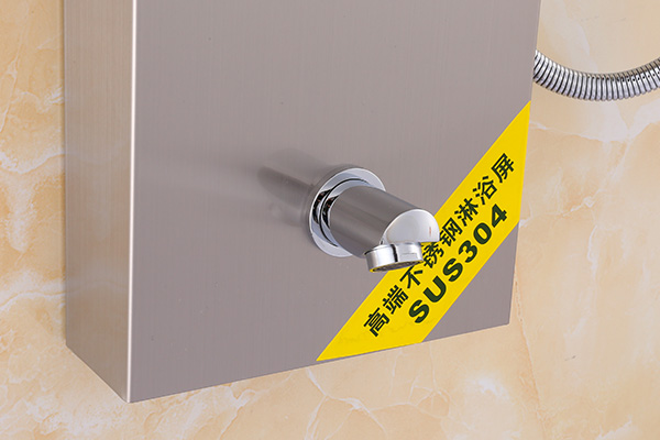 Dual Zinc Alloy Handle Waterfall Shower Tower , Easy Install Shower Panel ROVATE
