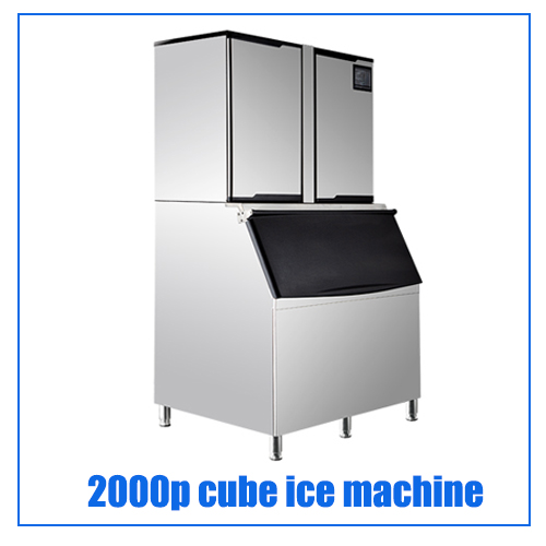 DORIN Compressor Ice Cube Maker Machine Ideal for Food Shops and Small Businesse