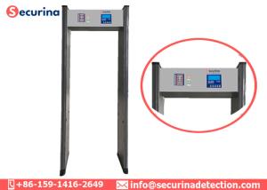 Buy cheap 0-299 Sensitivity Level Walk Through Safety Gate 6 Detecting Detection For Hotel Security product