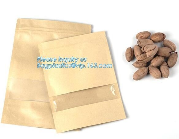 Custom Printing Recycled Brown Kraft Paper Bags,Custom Printed Factory Glassine Paper Bread Small Brown Bag, bagease