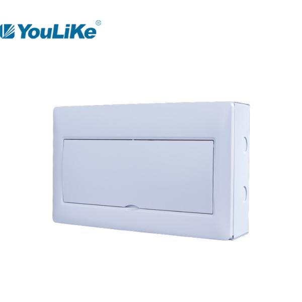 Quality Dustproof Surface Mount 14 Way DB Box  IP40 Protection White for sale