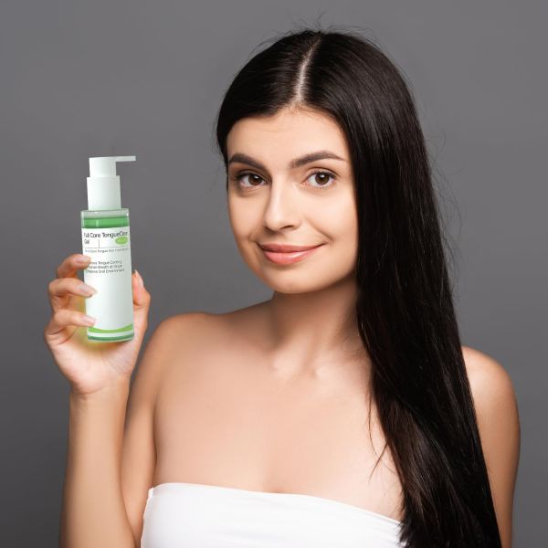 2 Pack Tongue Cleaning Gel And Brush Fresh Mint Mouth Odor Eliminator Use