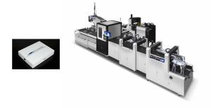 Precision Cardboard Making Machinery And Equipment / Fully Automatic Box Folding Machine