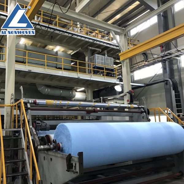 SMS PP Spunbond Non Woven Fabric Making Machine For Disposable Garments