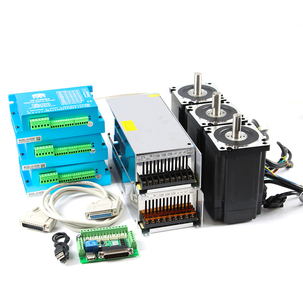 Cnc Nema 34 Closed Loop Stepper Motor 3 Axis 86 Hybrid Stepping Easy Servo Motor 4.5n.M