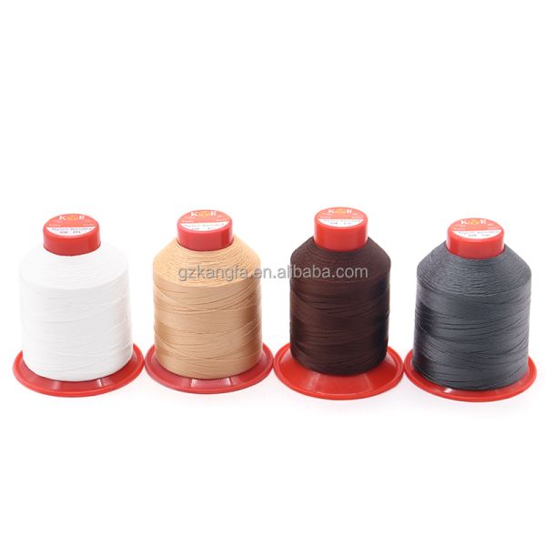 Multicolor Tex135 Nylon Bonded Thread for High Tenacity Sewing in Sofa Leather and Shoes