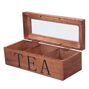 Compact Tea Storage Box Rectangular Custom Tea Boxes Lightweight