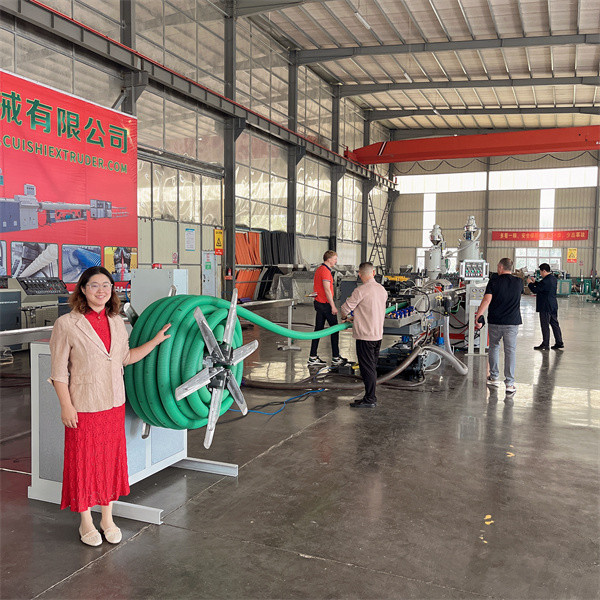 Plastic Corrugated Pipe Extrusion Machine Double Wall Plastic Tube Manufacturing Machine