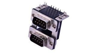 China Male Micro D Sub Connector Voltage Resistance 500V VGA Connector Socket Combination on sale