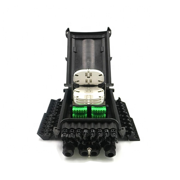 factory supply outdoor waterproof ftth termination box 16 ports IP65 PC+ABS