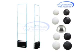 China Dual Acrylic Gate EAS Anti Theft Tagging System With Wide Detection Colorful Light Alarm on sale