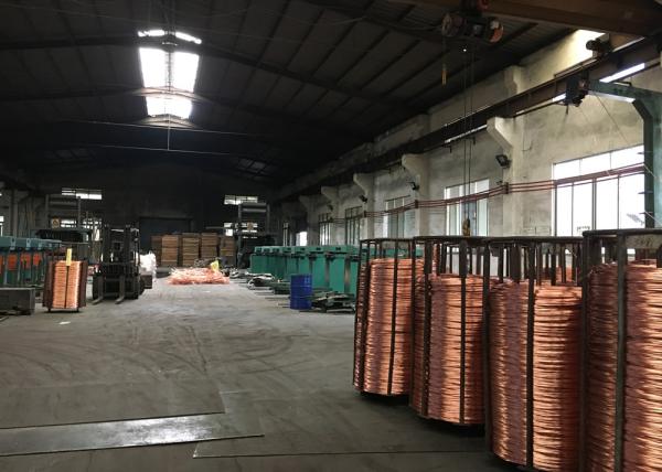 Quality 6000 Tons 8mm Upward Copper Oven Rod 24h Continuous Casting Machine for sale