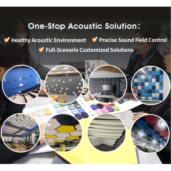 Eco-Friendly Polyester Fiber Acoustic Panel for Sustainable Acoustic Solutions PET Acoustic Panel
