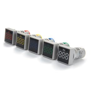 Buy cheap 22mm Square Frequency Indicator Meter with crystal cover product