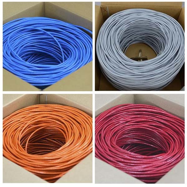 PVC Jacket FTP Lan Cable CAT5e Copper Conductor Wire Cable ODM