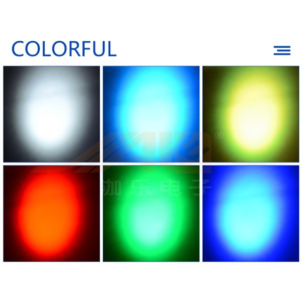9*6w Wireless DMX Par Light High Brightness Tri-Color Leds Battery Light