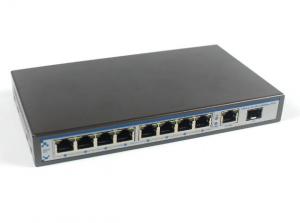 Buy cheap 10/100/1000M 8 POE 1 POE 1 Fiber Port Unmanaged POE Ethernet Switch product