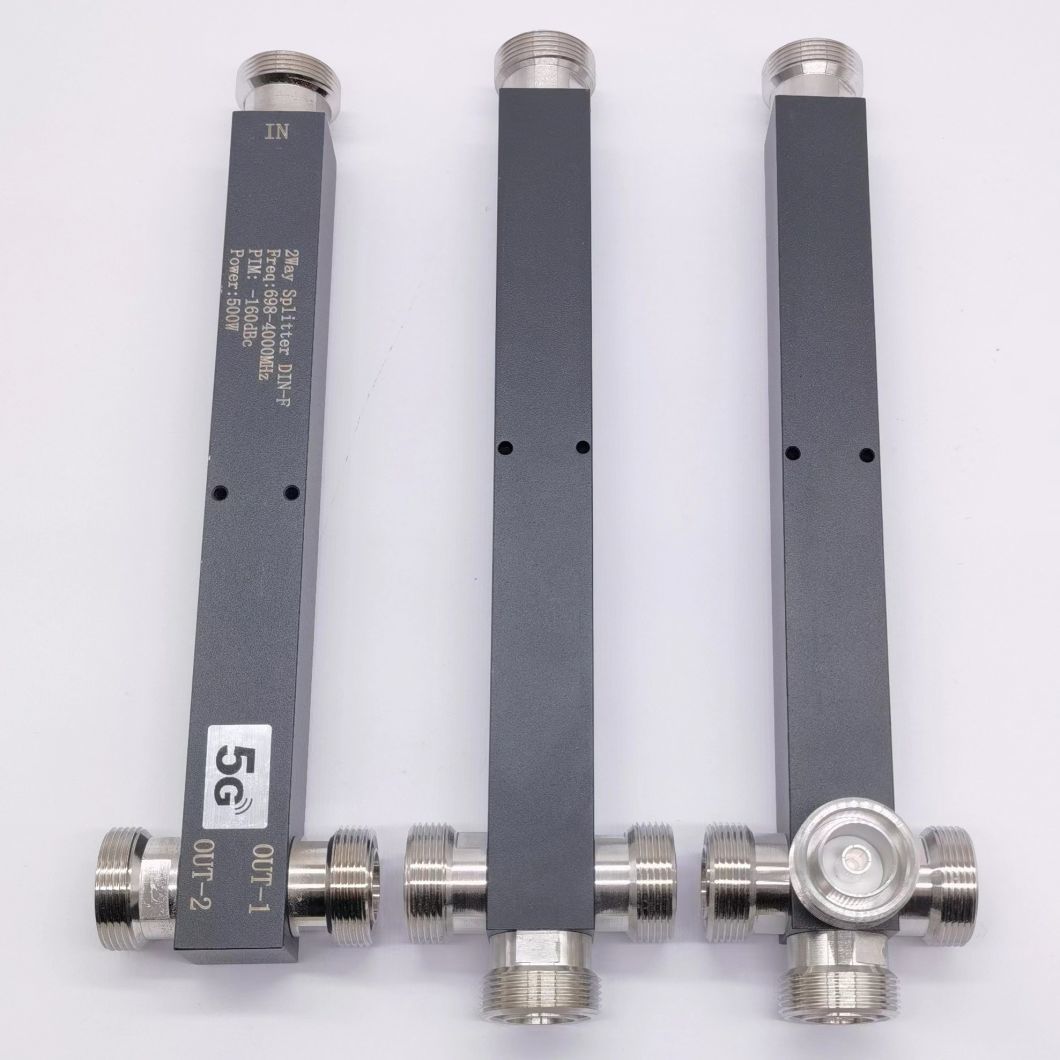 DIN Connector 617-4000MHz RF Power Splitter Power Divider 3 Way