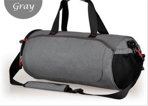 China Mens Travel Sports Duffle Bag Workout Custom Logo With Football Mesh Pocket on sale