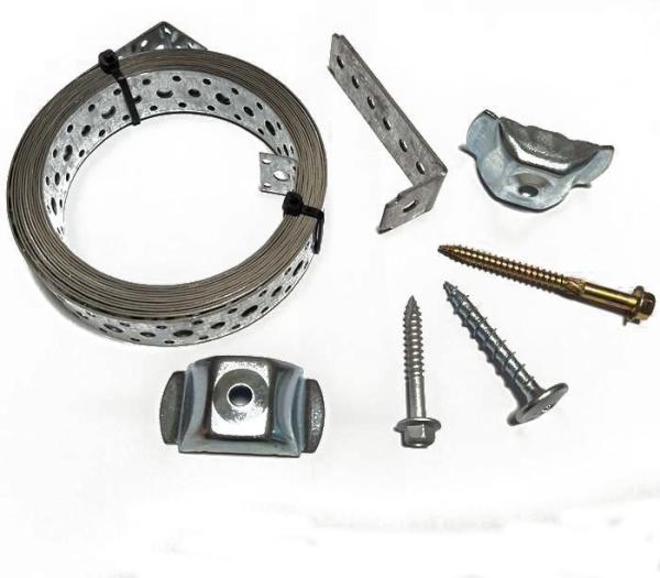 Quality Connectors and Brackets Stainless Galvanized Steel Strapping Band High- Free Mold Fee for sale
