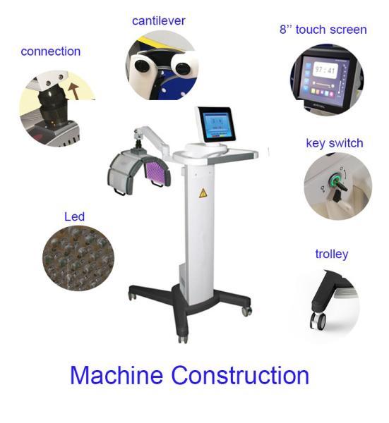 Quality CE Approval PDT LED Light Therapy Machine For Wrinkles Acne Scars Removal for sale