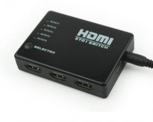 China Mini 5 Port HDMI Switch 1080P Video HDMI Switch with IR Remote Hub Box on sale