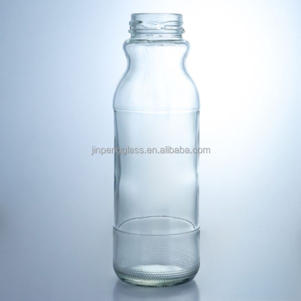 Transparent Glass Beverage Bottles in 100ml 200ml 350ml 400ml 500ml 1000ml Sizes