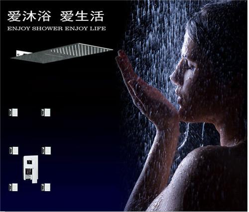 Quality Galvanization Refacing In Wall Shower Faucet Sets With Six Adjustable Massage Jets for sale