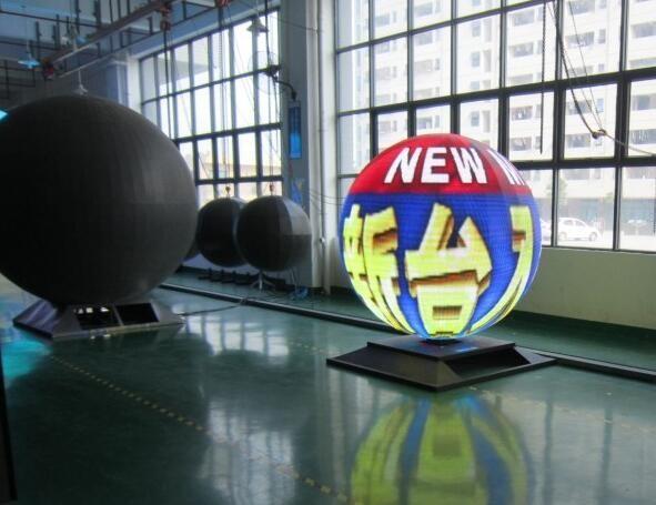 Quality P4 Indoor Creative LED Display 360 Degree Sphere Ball Led Screen Full Color 3D Sphere for sale