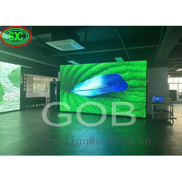 Die Cast Aluminum Stage Screen HD LED Screen 2mm Pixel Pitch Moisture Proof Aluminum Material NOVA System
