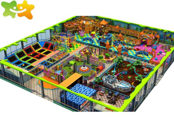 Quality Professional Soft Indoor Commercial Playground Equipment / Jump Trampoline Park for sale
