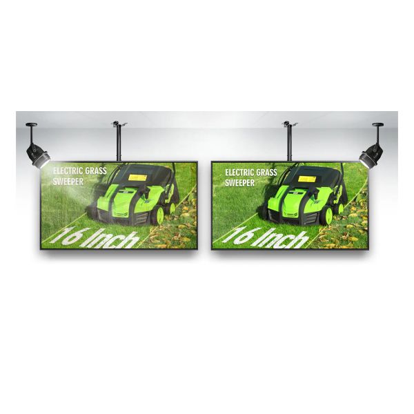 Hanging 43'' -86'' Inch LCD Advertising Signage HD Digital Display Menu Board Screen