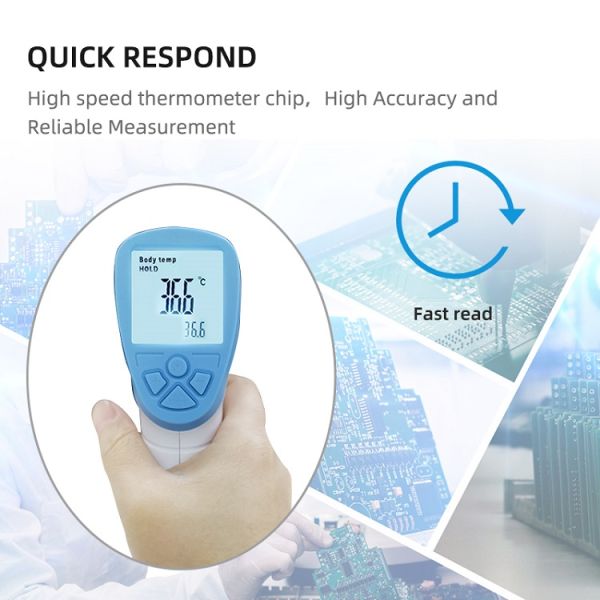 High Accuracy Digital Infrared Thermometer 35-42℃ 95-107°F Measuring Range