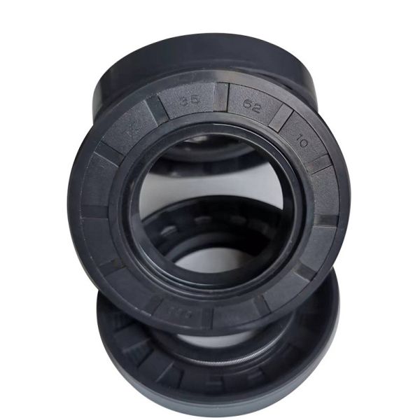 Black Mechanical Seals Double Lip Oil Seal For Temperature Environments