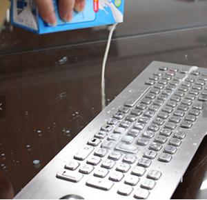 Buy cheap IP65 Dynamic 5VDC Industrial Washable Computer Keyboard FCC With Touchpad product