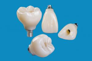 Buy cheap Professional Zirconia Dental Implant Crown Titanium CAD CAM product