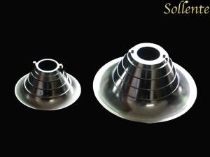 Vacuum Plating 110mm 45 Degree LED Reflector Cup For COB Light