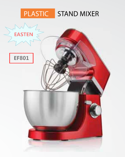 Easten 4.5 Liters Domestic Kitchen Machine EF801 Price/ China 700W Dough Kneading Machine Factory
