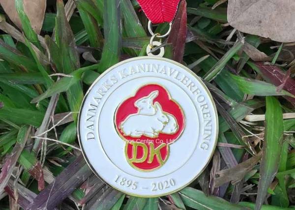 Quality Custom Iron Stamped Running Ward Enamel Medal for sale