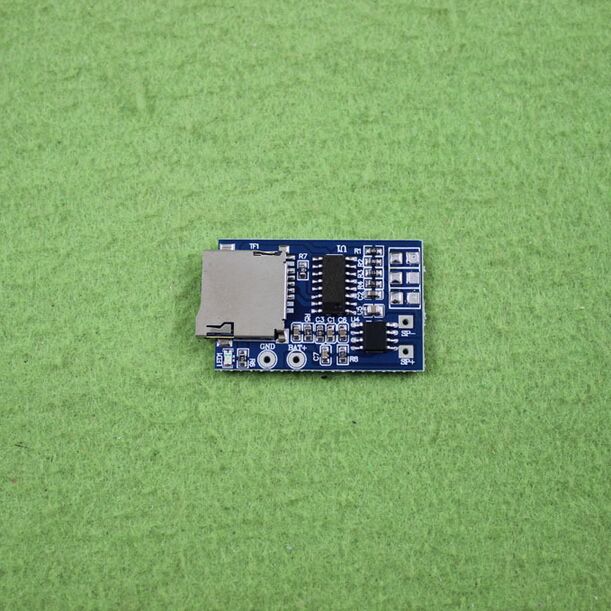 TF Card MP3 Decoder Board With 2W Power Decoding Module 3.7-5V Mixed Mono Playback Volume Memory With Memory