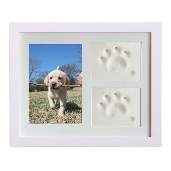 Quality Wooden Custom Photo Frame 28x23CM For Dog Or Cat Pet Paw Picture Display for sale