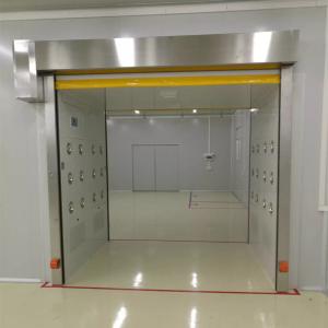1.2mm Stainless Steel SUS201 Air Shower Tunnel With Scroll Doors