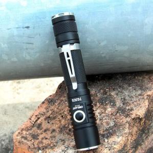 Buy cheap Strong Brightness CREE XML2 10W Compact LED Flashlight with Clip MINI Small LED Lamp Stepless Dimming 5 Modes product