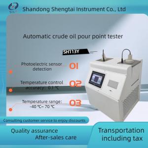 Buy cheap SH113Y Fully automatic crude oil pour point tester with automatic balance dual temperature dual bath product