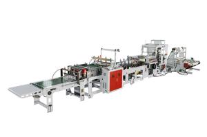 China Bag Speed 100pcs/Min Hot Sealing Zipper Bag Making Machine With Servo Motor on sale