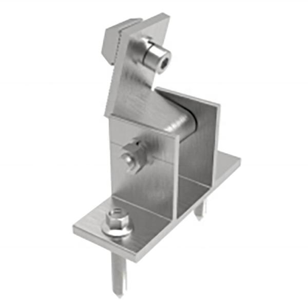 Quality Silver Solar Panel Angle Brackets Ss304 PV Solar Mounting Brackets for sale
