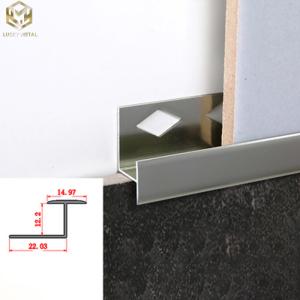 Buy cheap OEM Extruded Aluminum Profiles Transition Trim For Door Ceramic Wall Panel product