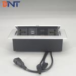 Office multi plug hidden table top socket with usb charger